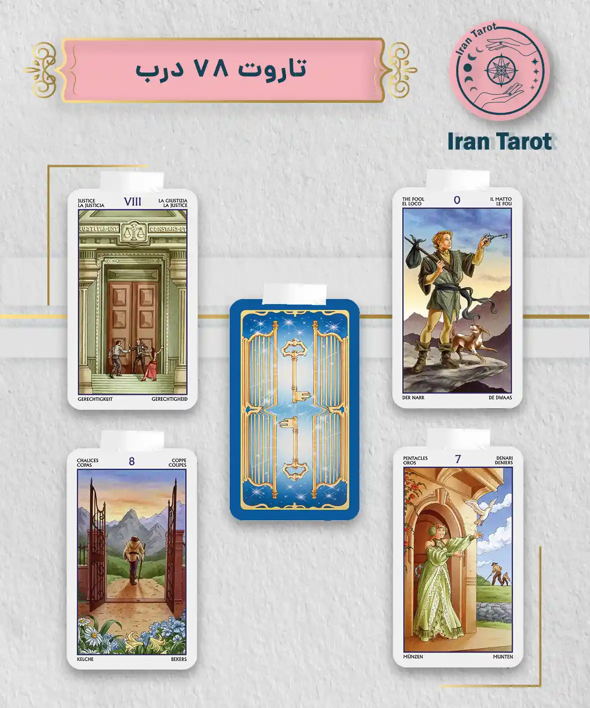 تاروت عمارت تاریکی 48 تاروت 78 درب