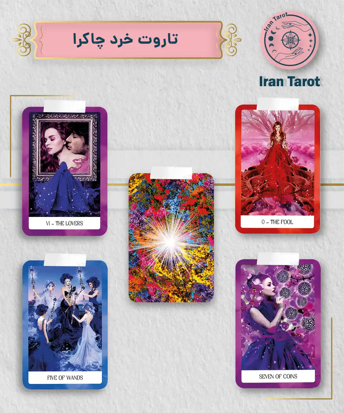 تاروت عمارت تاریکی 300 تاروت خرد چاکرا