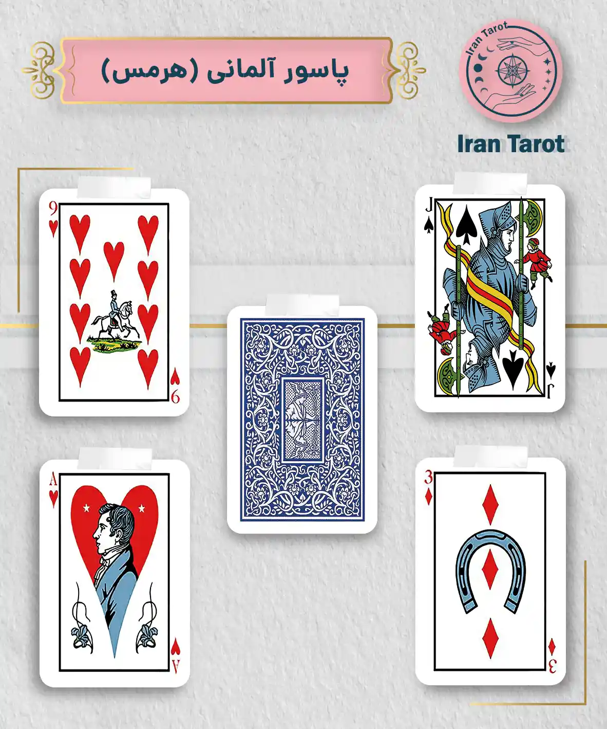 تاروت عمارت تاریکی 496 پاسور آلمانی (هرمس)