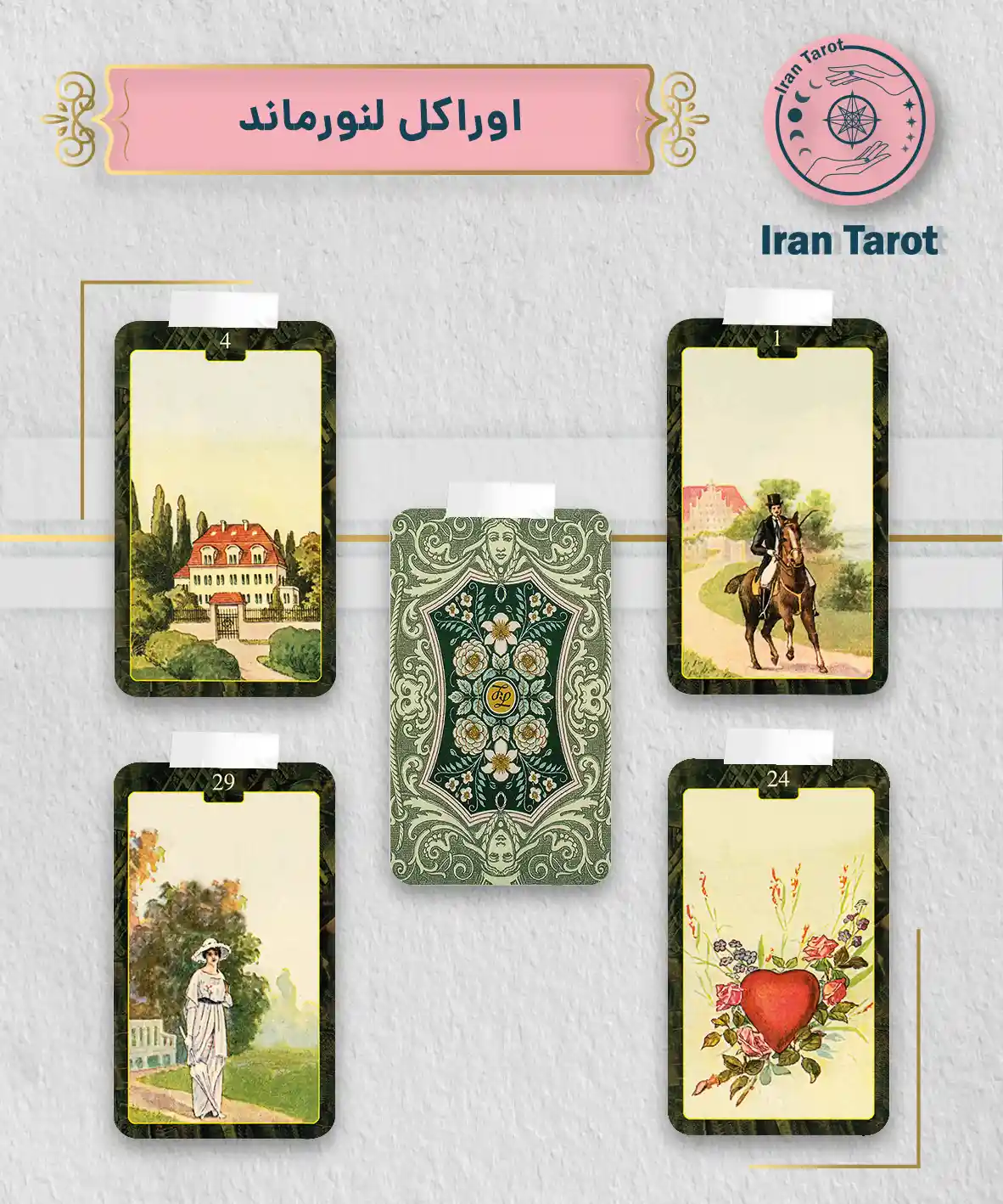 تاروت عمارت تاریکی 406 lenormand copy