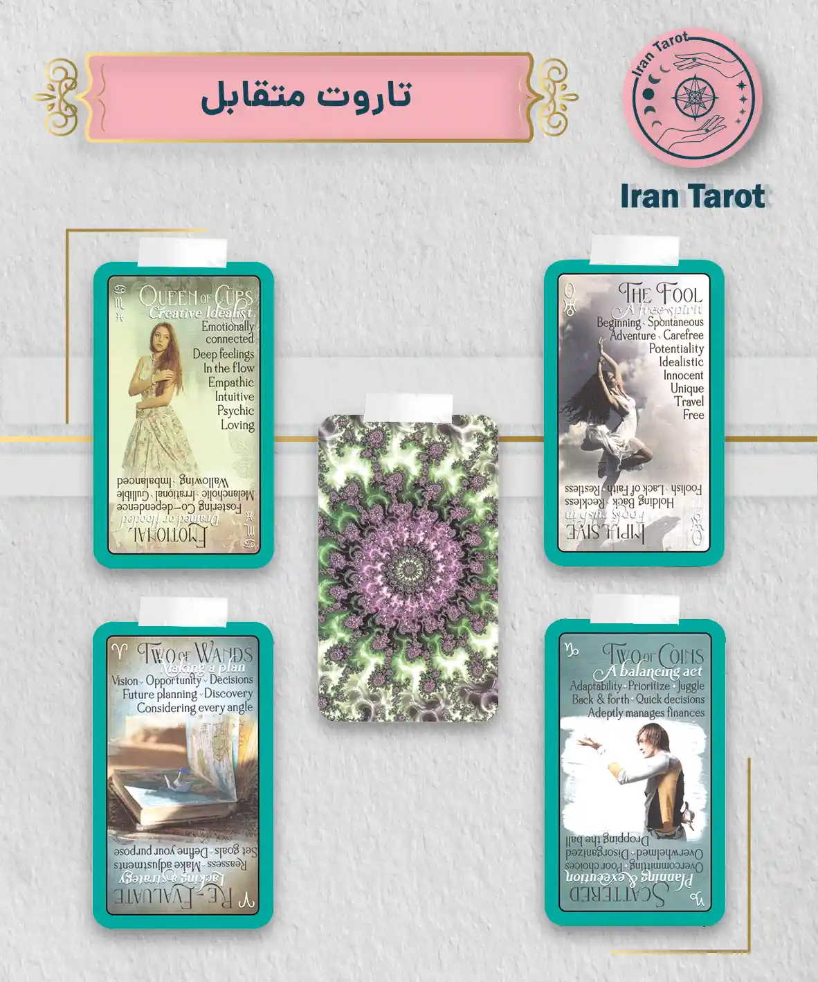 تاروت عمارت تاریکی 258 تاروت متقابل