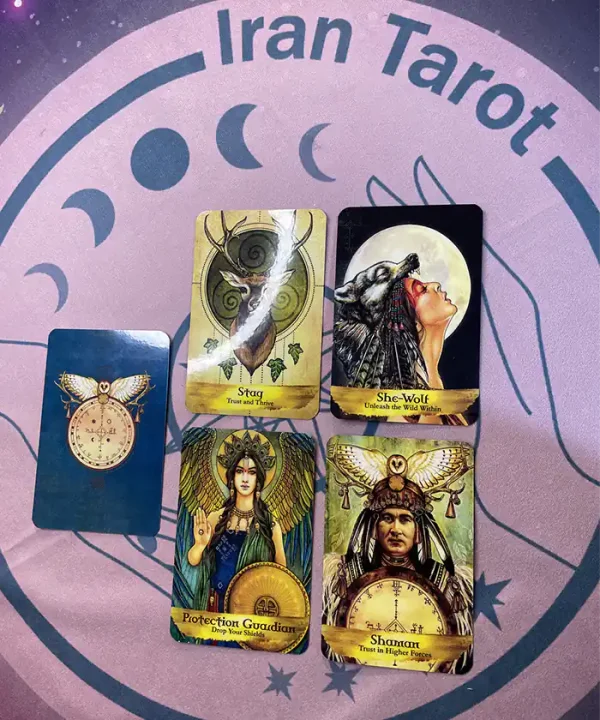 کارت اوراکل اجداد و نیاکان (wiccan-angels-and-ancestors-oracle-cards)