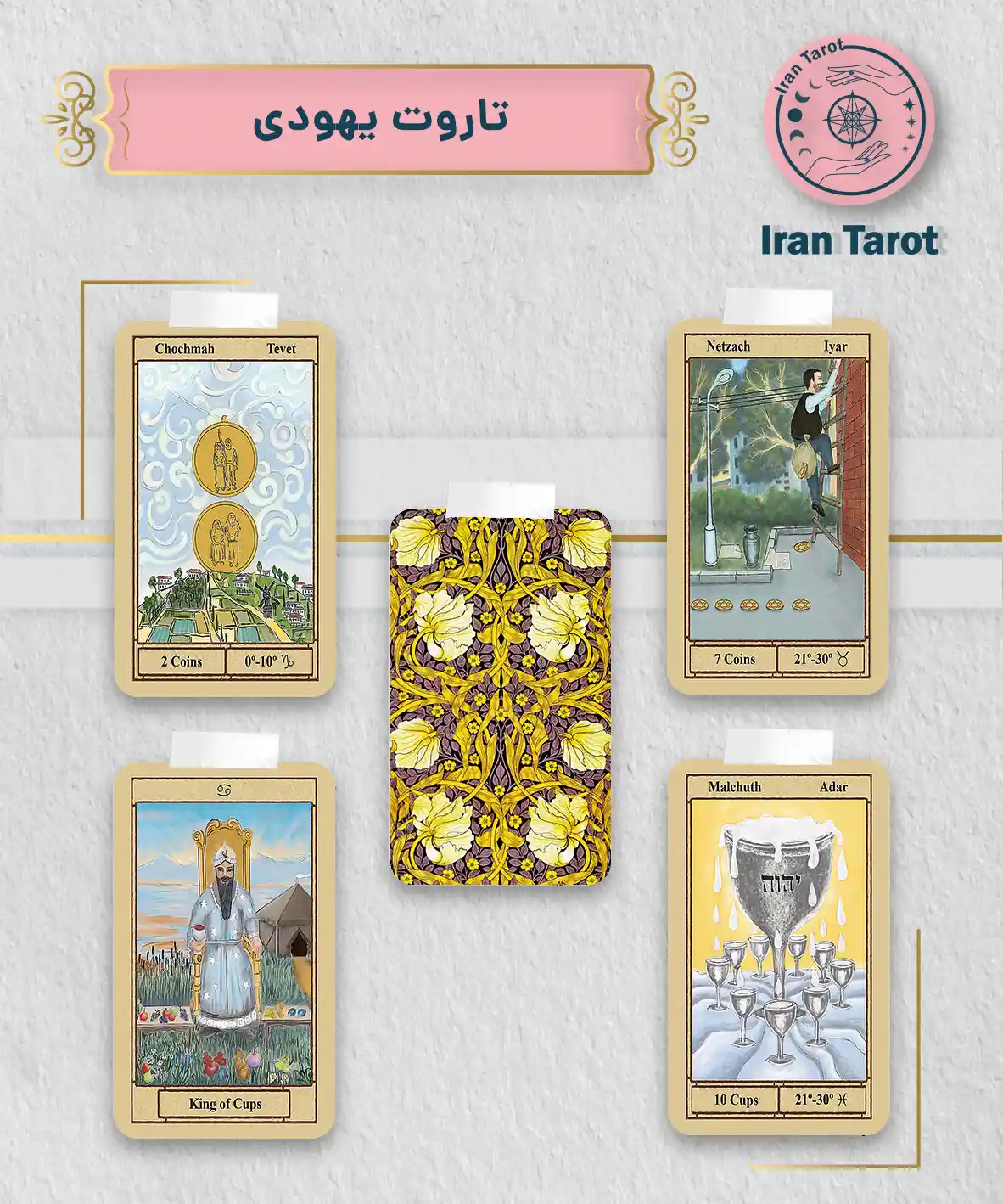 تاروت عمارت تاریکی 295 تاروت یهودی
