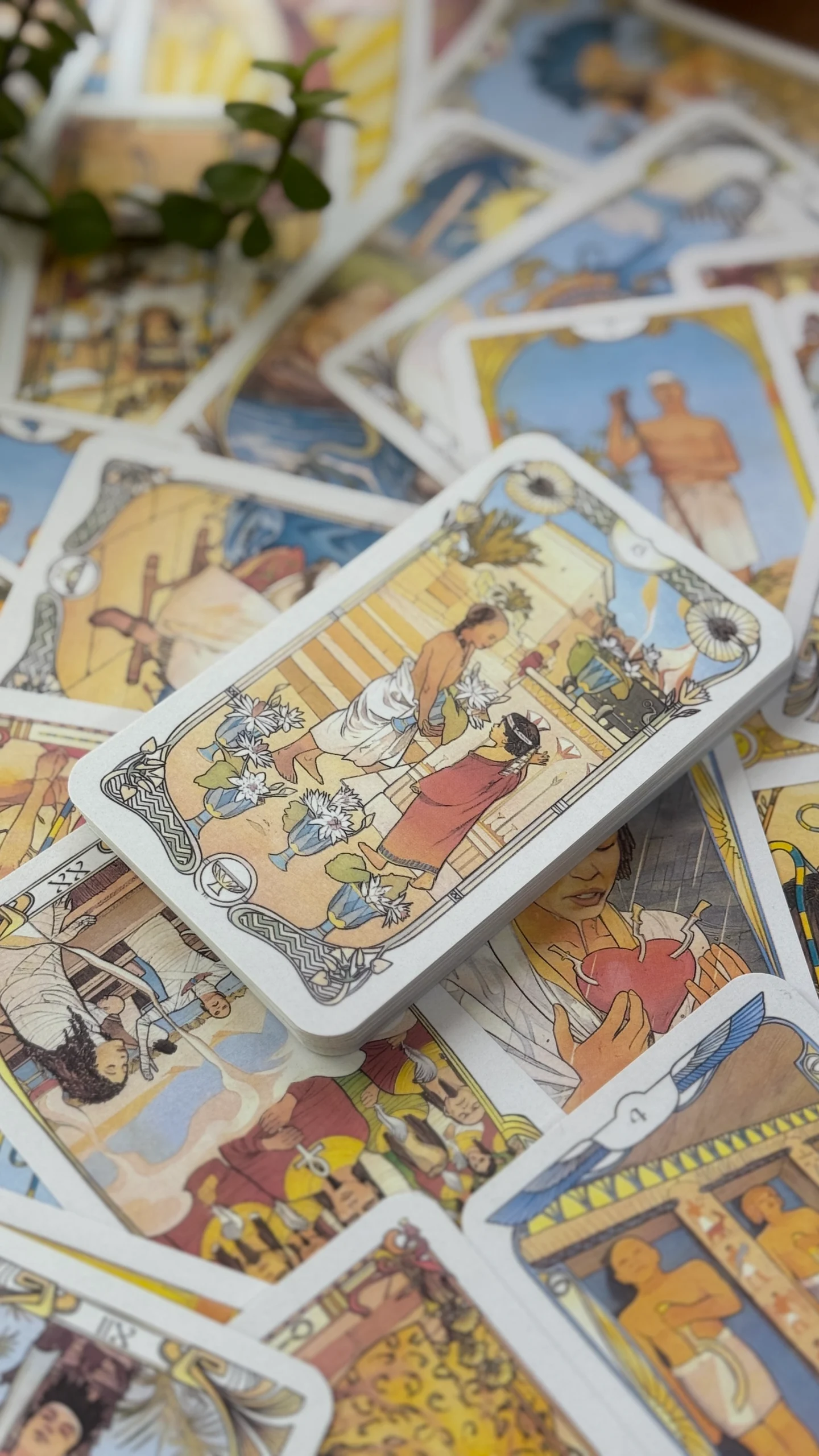 دک تاروت هنر نو مصری (Egyptian Art Nouveau Tarot)
